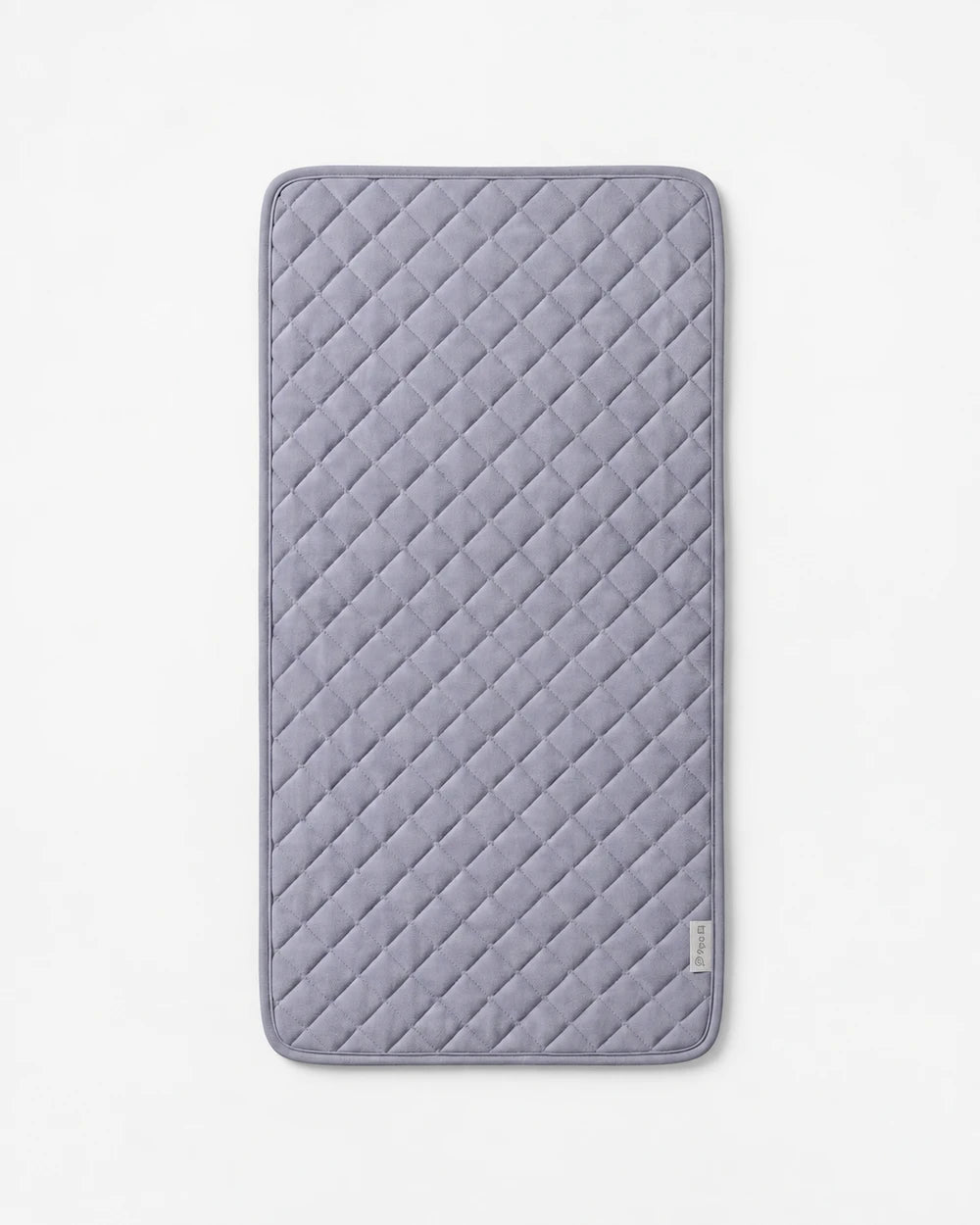 Tapis chauffant électrique – 63 × 31 cm – tapis matelassé rectangulaire gris