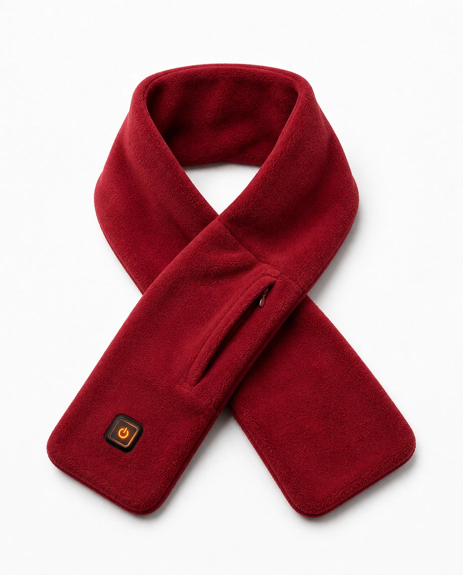 Foulard chauffant USB PyreFit en rouge, variante de couleur