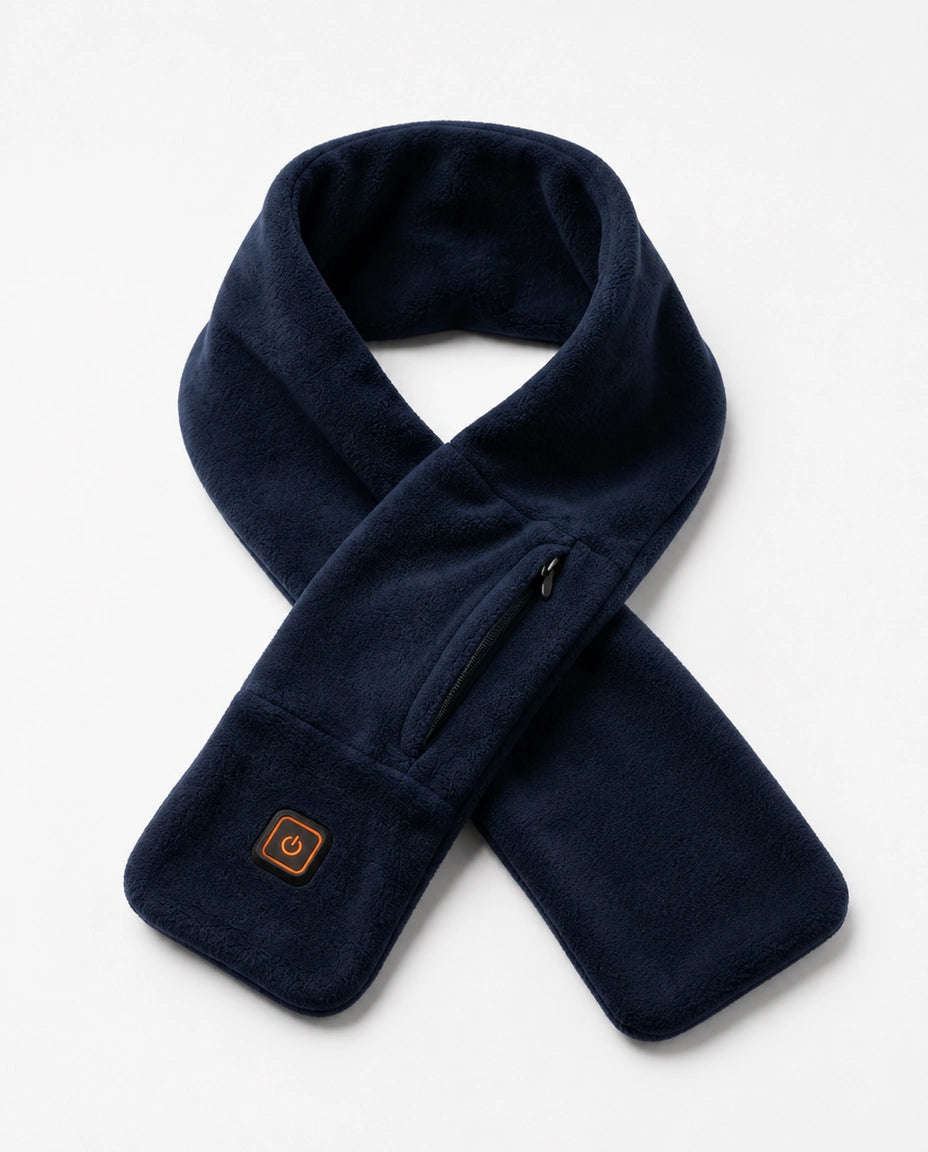 Foulard chauffant USB PyreFit en bleu, variante de couleur