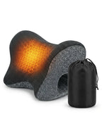 Contoured heated neck pillow – pillow from the front and back