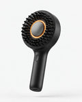 Brosse de massage chauffante avec applicateur d'huile capillaire – brosse noire à tête ronde