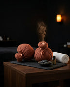 Balles de massage chauffantes garnies d'herbes – détente apaisante pour la nuque et le dos – image du produit 2