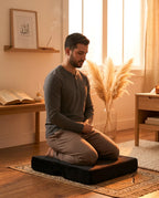 Memory foam meditation cushion – pressure-relieving support for knees and floor exercises – product image 3