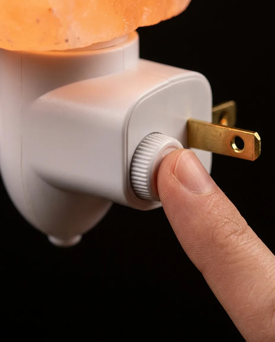 Lampe en sel de l'Himalaya – lumière d'ambiance chaleureuse pour la chambre et le coin lecture – image du produit 5