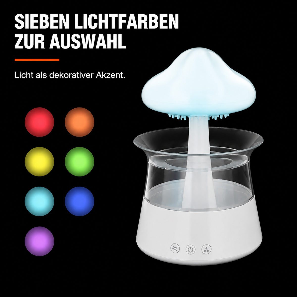 Cloud-shaped humidifier – product details 2
