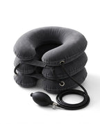Coussin cervical gonflable avec pompe – étirement doux pour la nuque raide – image du produit 1