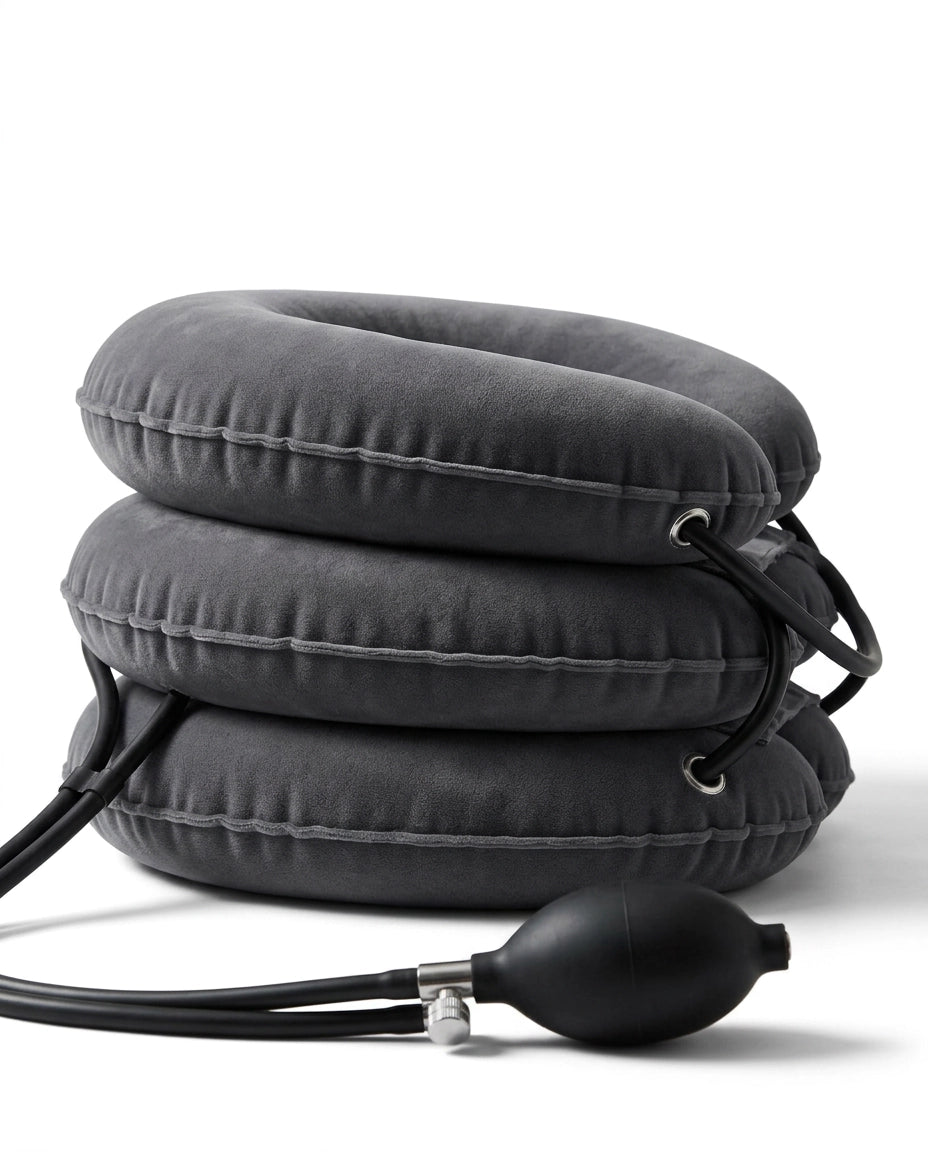 Coussin cervical gonflable avec pompe – étirement doux pour la nuque raide – image du produit 6