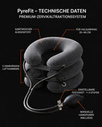 Coussin cervical gonflable avec pompe – étirement doux pour la nuque raide – image du produit 7