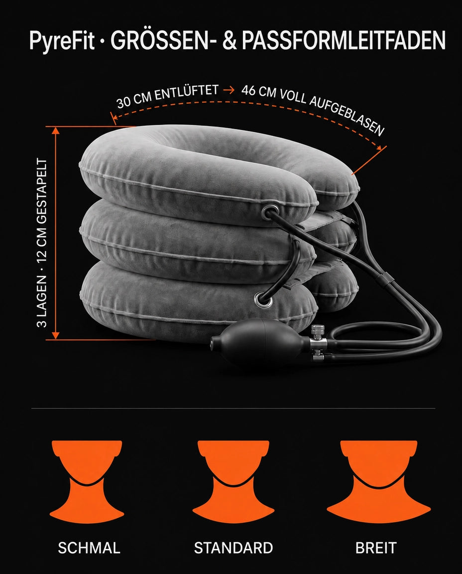 Coussin cervical gonflable avec pompe – étirement doux pour la nuque raide – image du produit 10