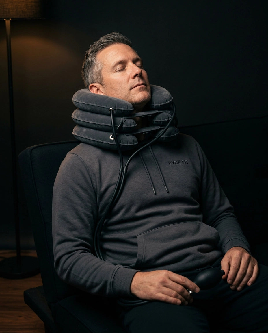 Coussin cervical gonflable avec pompe – étirement doux pour la nuque raide – image du produit 11