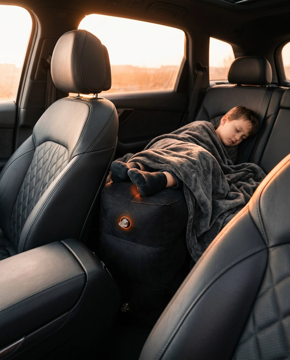 Inflatable Travel Footrest – Rests Your Legs on Planes, Trains and in the Car – product image 3