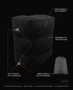 Inflatable Travel Footrest – Rests Your Legs on Planes, Trains and in the Car – product image 8