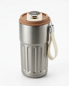 Tasse isotherme avec affichage DEL de la température – acier inoxydable à double paroi pour vos déplacements – image du produit 1