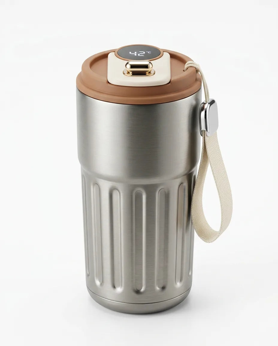 Travel Mug with LED Temperature Display – Double-Wall Stainless Steel for On the Go – product image 1