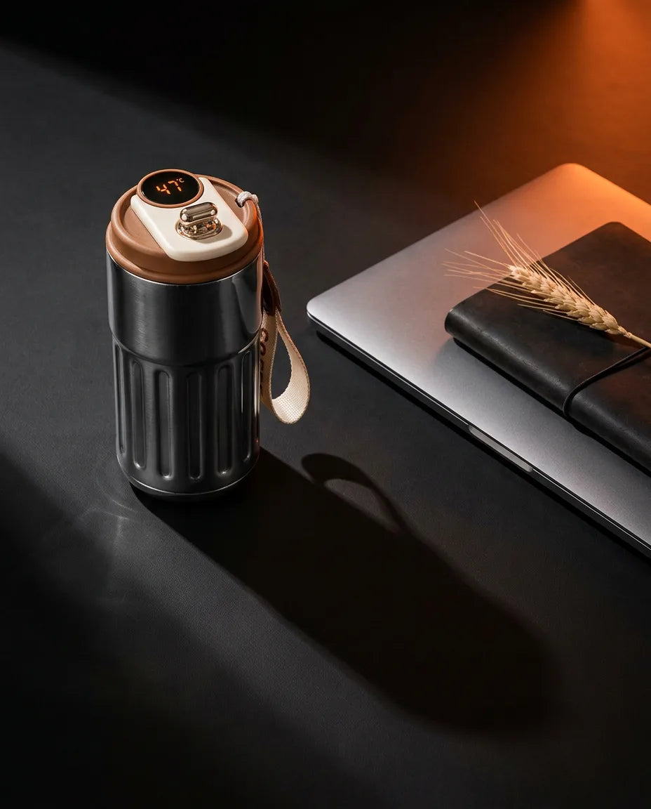 Travel Mug with LED Temperature Display – Double-Wall Stainless Steel for On the Go – product image 3