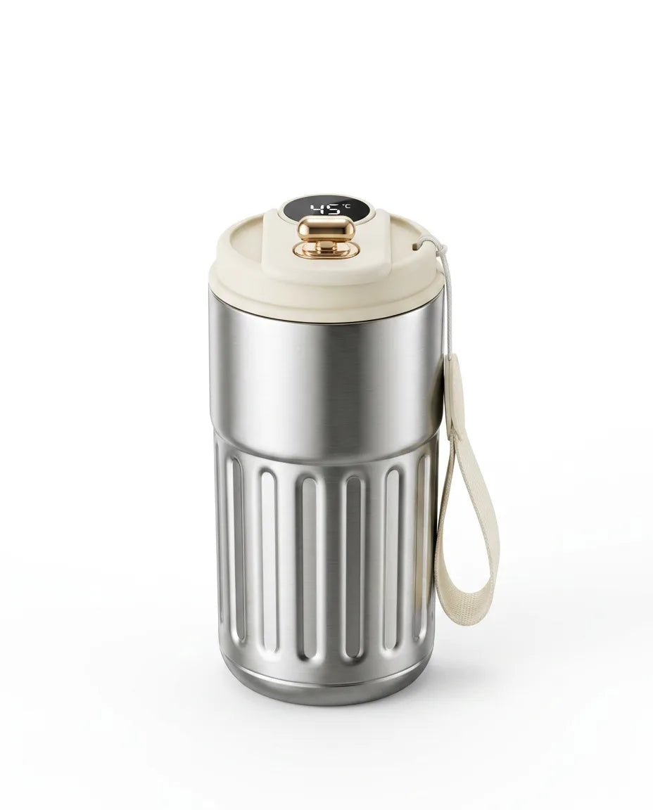 Tasse isotherme avec affichage DEL de la température – acier inoxydable à double paroi pour vos déplacements – image du produit 8
