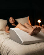Memory foam leg pillow – takes pressure off the legs, hips and lower back – product image 2