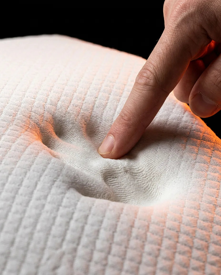 Memory foam leg pillow – takes pressure off the legs, hips and lower back – product image 5