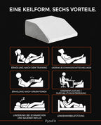 Memory foam leg pillow – takes pressure off the legs, hips and lower back – product image 9