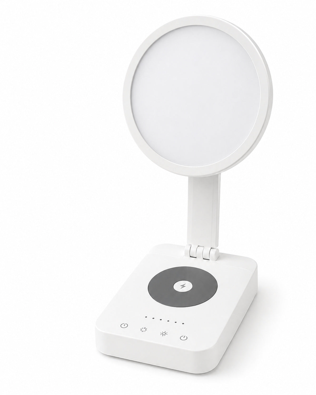 Daylight lamp with Qi charging pad – product view 1