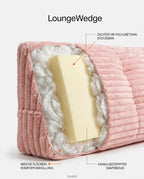 Reading Pillow with Neck Roll – XXL Wedge for Reading, Gaming and Laptop Use in Bed – product image 6