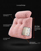 Reading Pillow with Neck Roll – XXL Wedge for Reading, Gaming and Laptop Use in Bed – product image 8