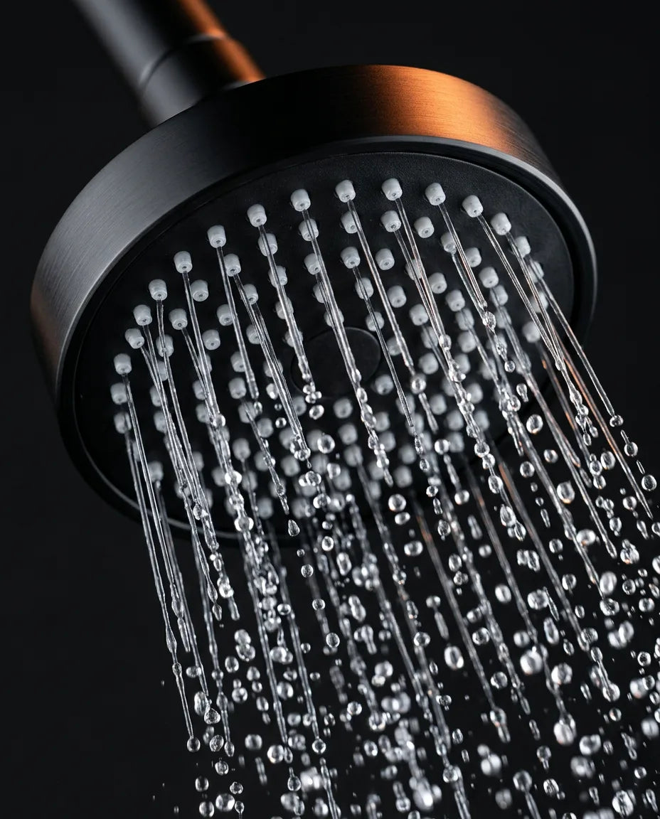 Dual Rain Shower Set – Two Rainfall Shower Heads on an Adjustable Bar – product image 2