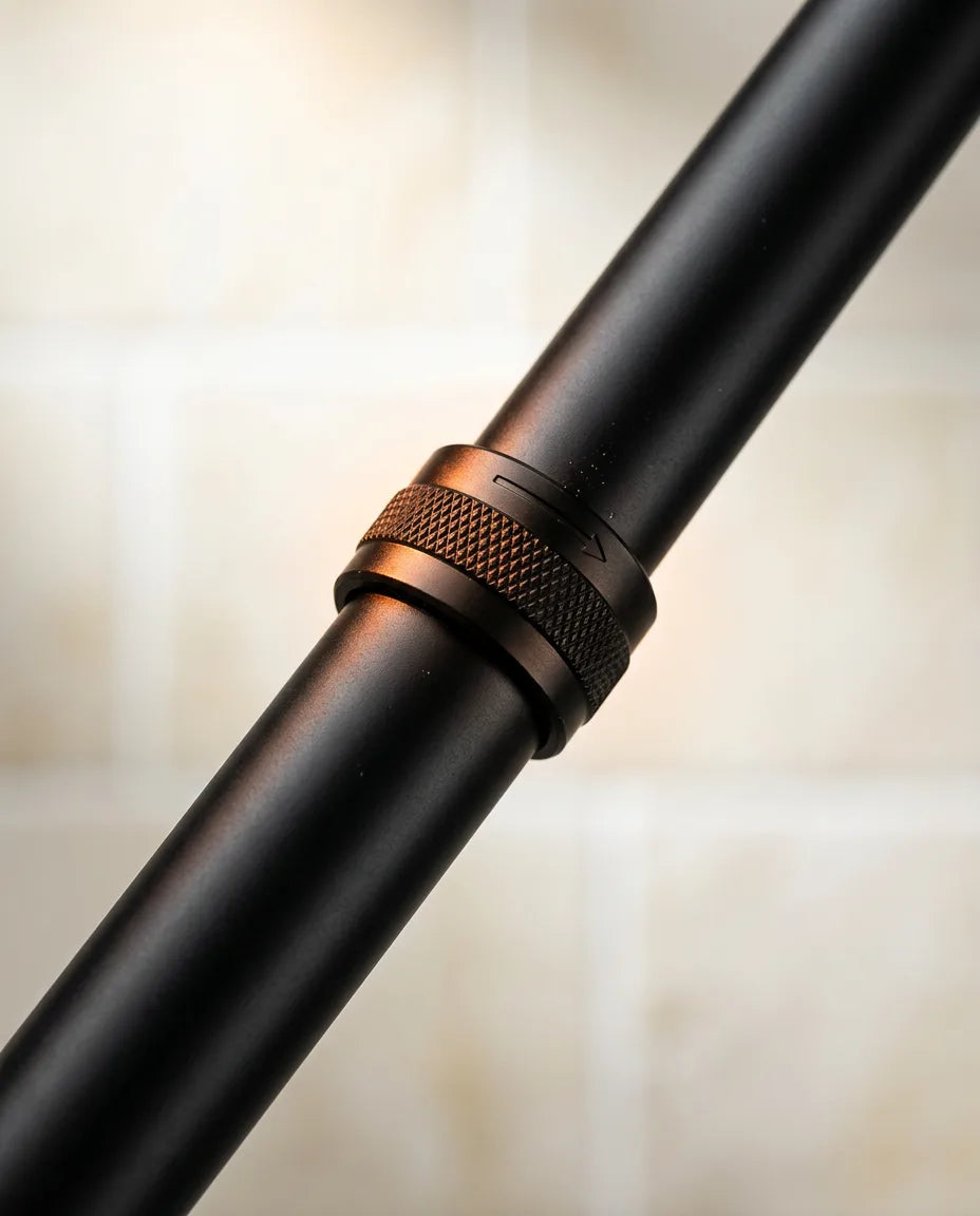 Dual Rain Shower Set – Two Rainfall Shower Heads on an Adjustable Bar – product image 4