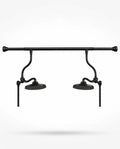Dual Rain Shower Set – Two Rainfall Shower Heads on an Adjustable Bar – product image 7