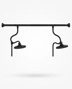 Dual Rain Shower Set – Two Rainfall Shower Heads on an Adjustable Bar – product image 8