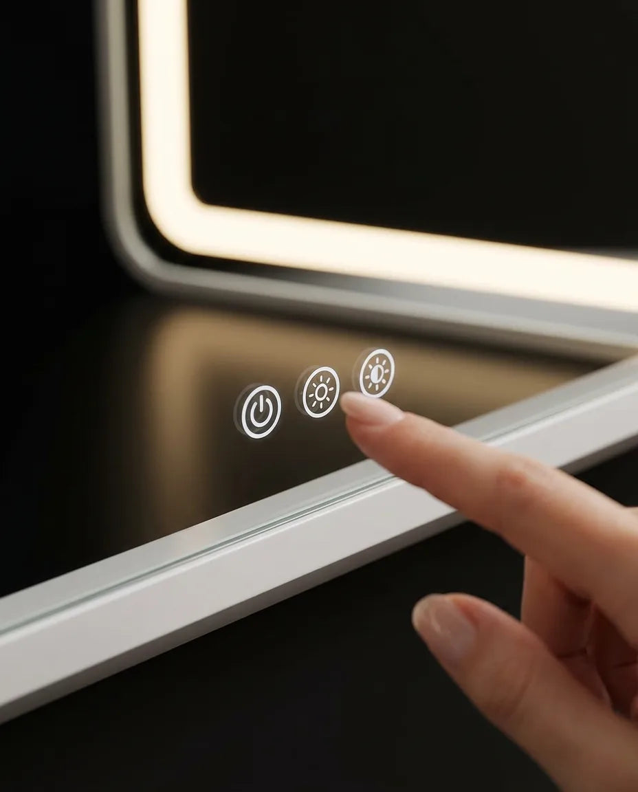 Makeup mirror with lights – three light modes and dimmable, true-colour lighting – product image 5