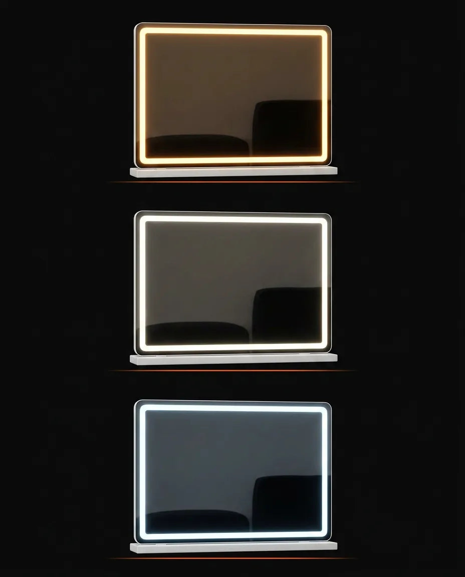 Makeup mirror with lights – three light modes and dimmable, true-colour lighting – product image 7