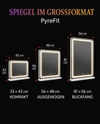 Makeup mirror with lights – three light modes and dimmable, true-colour lighting – product image 8