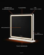 Makeup mirror with lights – three light modes and dimmable, true-colour lighting – product image 9