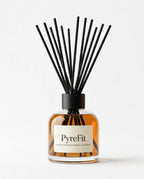 Reed diffuser set with glass vessel – flameless home fragrance for many weeks – product image 7