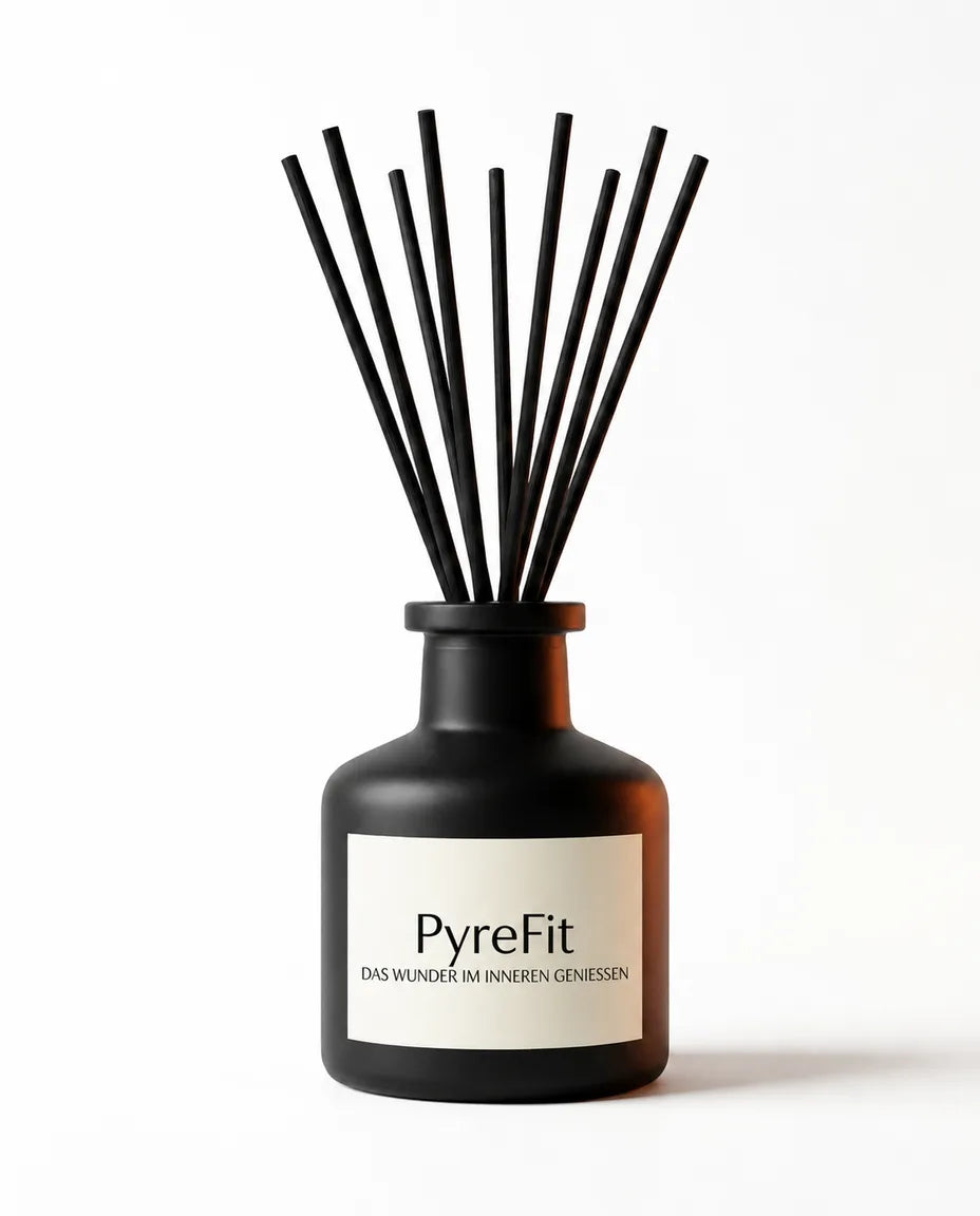 Reed diffuser set with glass vessel – flameless home fragrance for many weeks – product image 8
