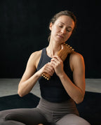 Wooden massage roller – eases tension in the neck, shoulders, back and legs – product image 2