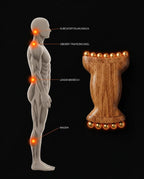Wooden massage roller – eases tension in the neck, shoulders, back and legs – product image 12