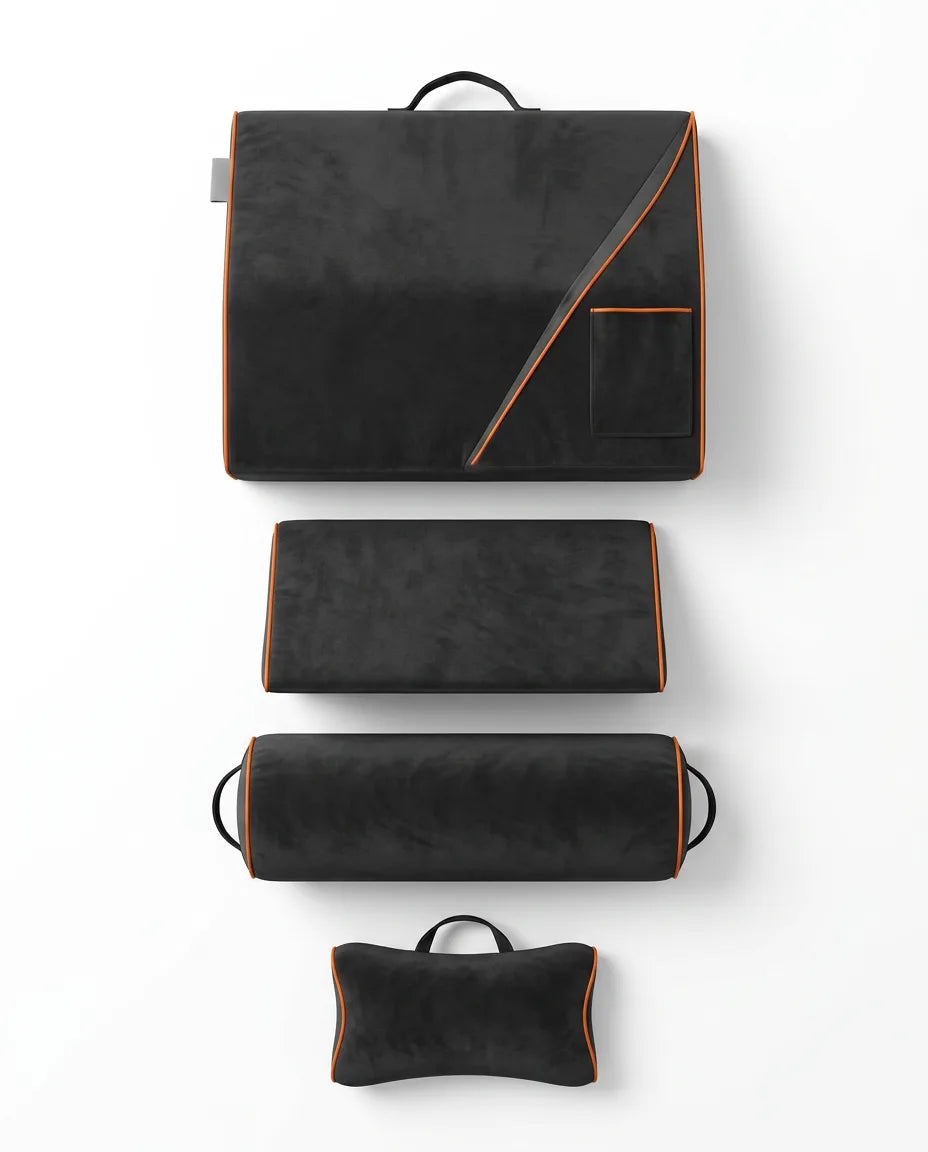 Modular Wedge Pillow System – Custom Height for Sleeping, Reading and Resting – product image 7