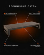 Monitor Stand with Drawer – Screen Riser for Sitting Upright – product image 8