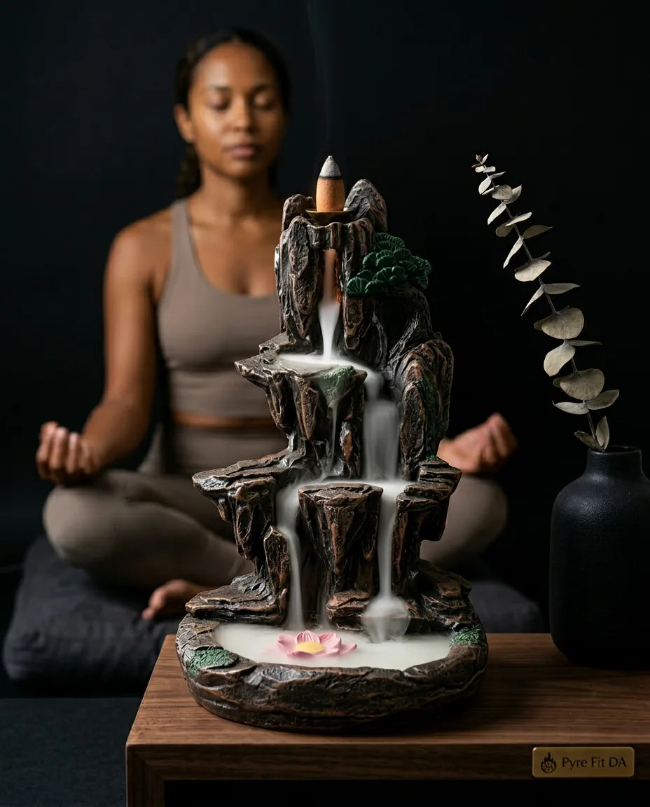Mountain Design Incense Holder – Catches Ash for a Calm Ritual – product image 2