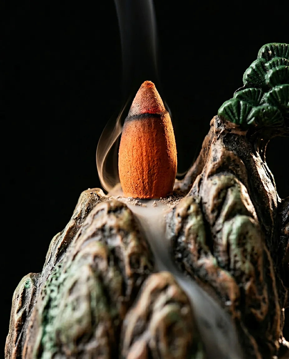 Mountain Design Incense Holder – Catches Ash for a Calm Ritual – product image 5