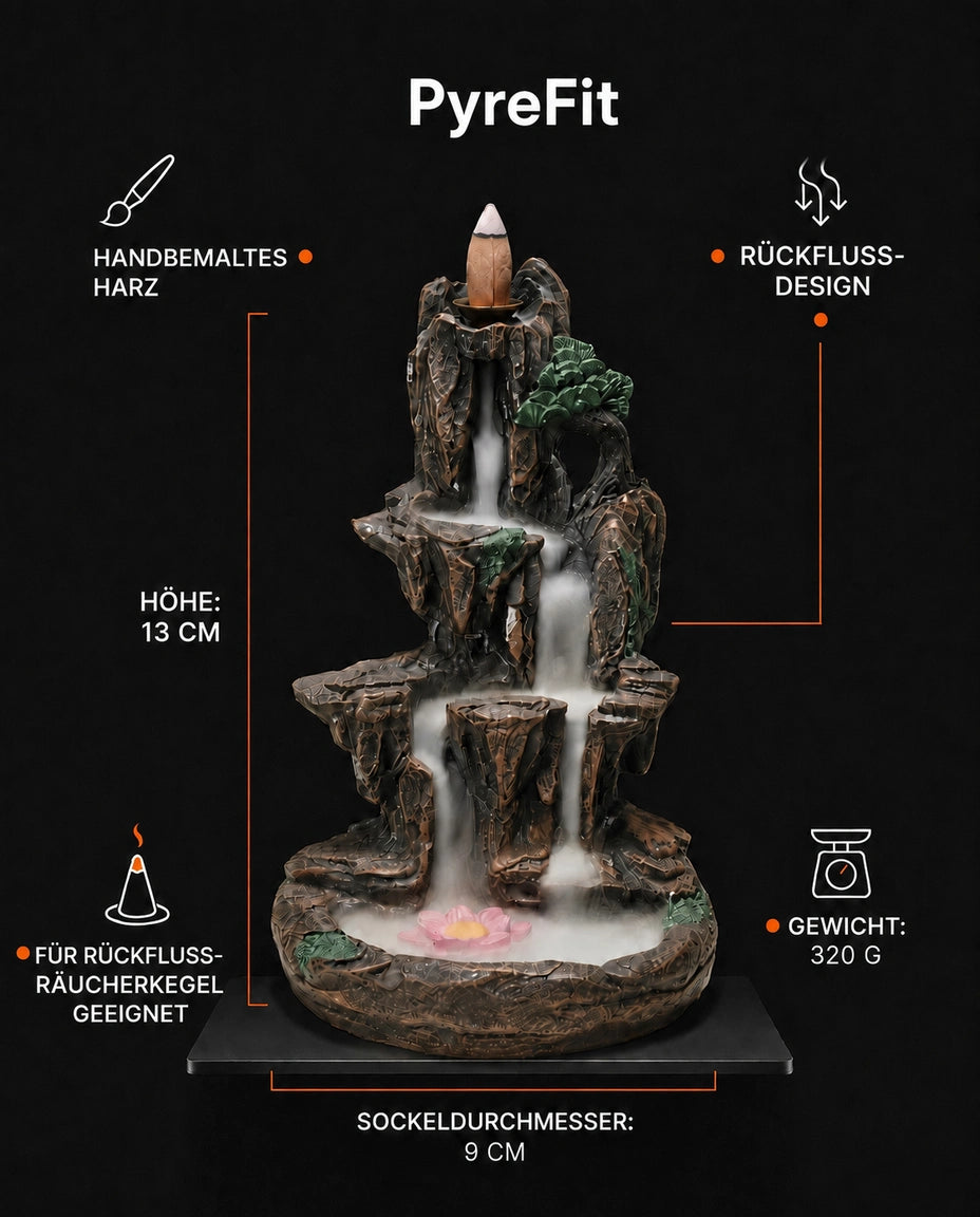 Mountain Design Incense Holder – Catches Ash for a Calm Ritual – product image 9