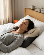 Memory Foam Neck Support Pillow – Contoured with Side Wings for Back and Side Sleepers – product image 2