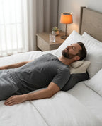 Memory Foam Neck Support Pillow – Contoured with Side Wings for Back and Side Sleepers – product image 3