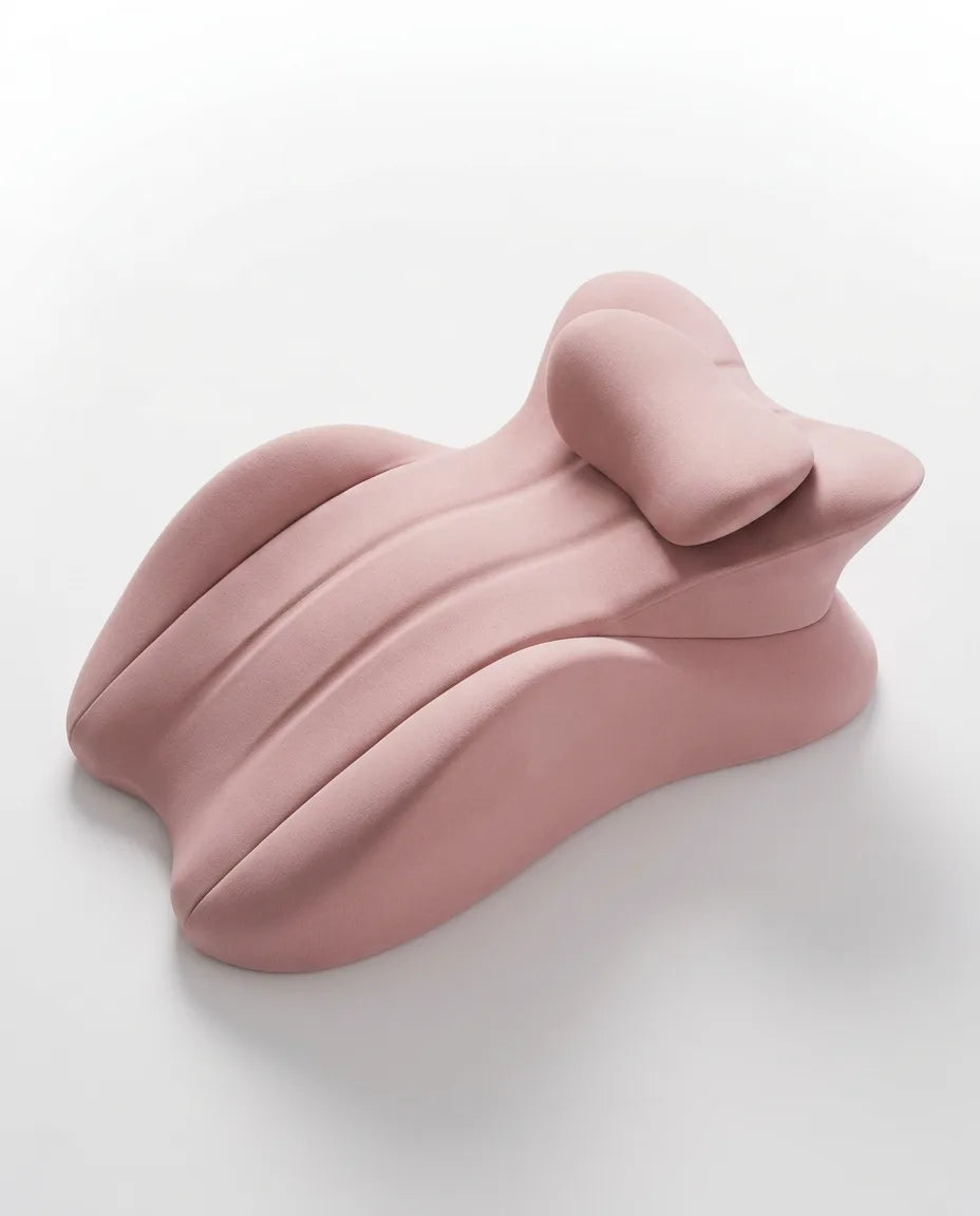 Oreiller cervical en mousse à mémoire de forme – contour avec ailes latérales pour dormeurs sur le dos et sur le côté – image du produit 11