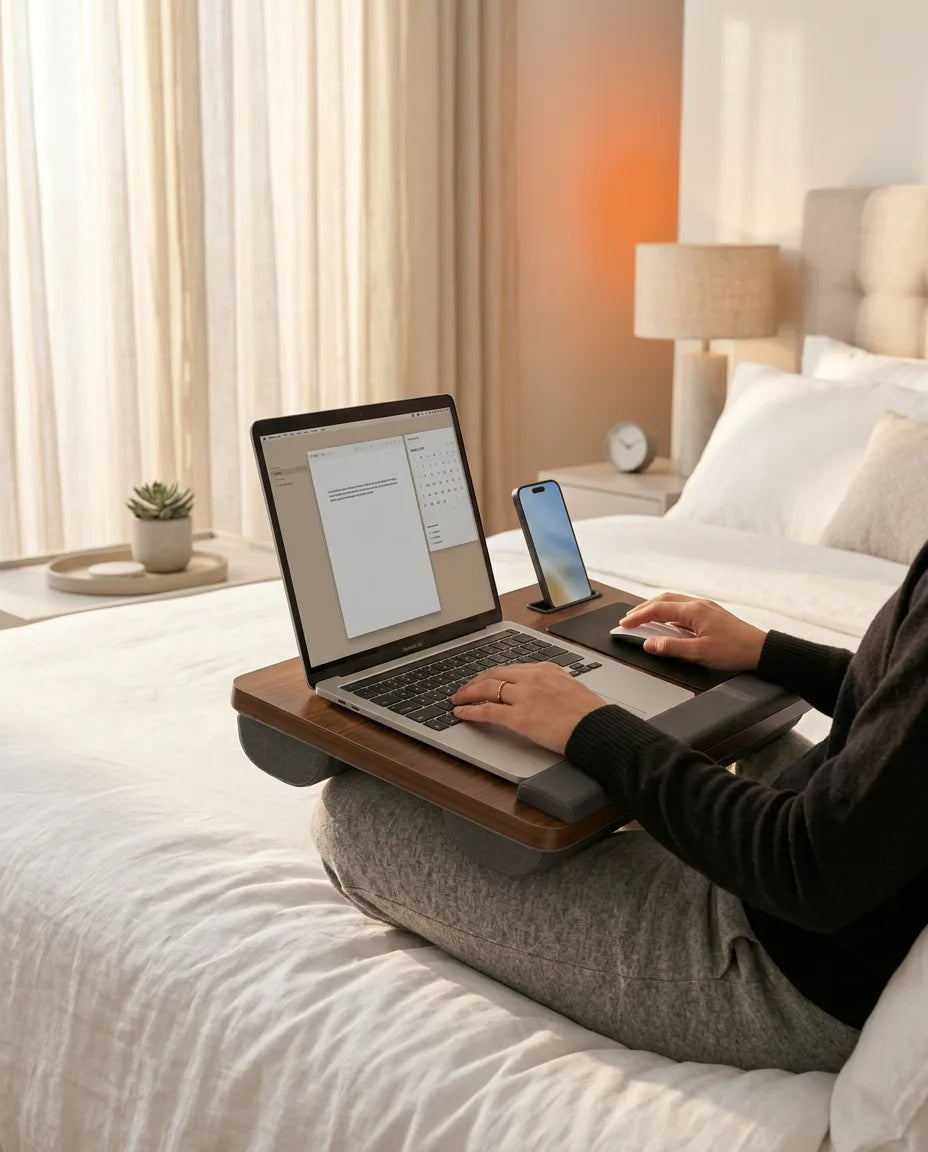 Laptop Lap Desk for Bed and Sofa – Stable Surface With Mouse Pad – product image 2