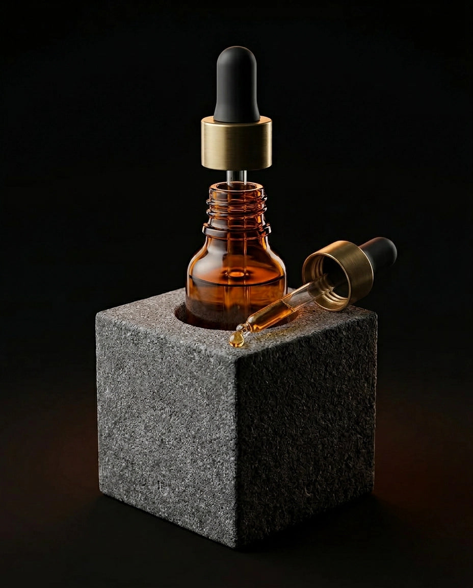 Granite Essential Oil Holder – Sculptural Organizer for Sauna and Spa – product image 5