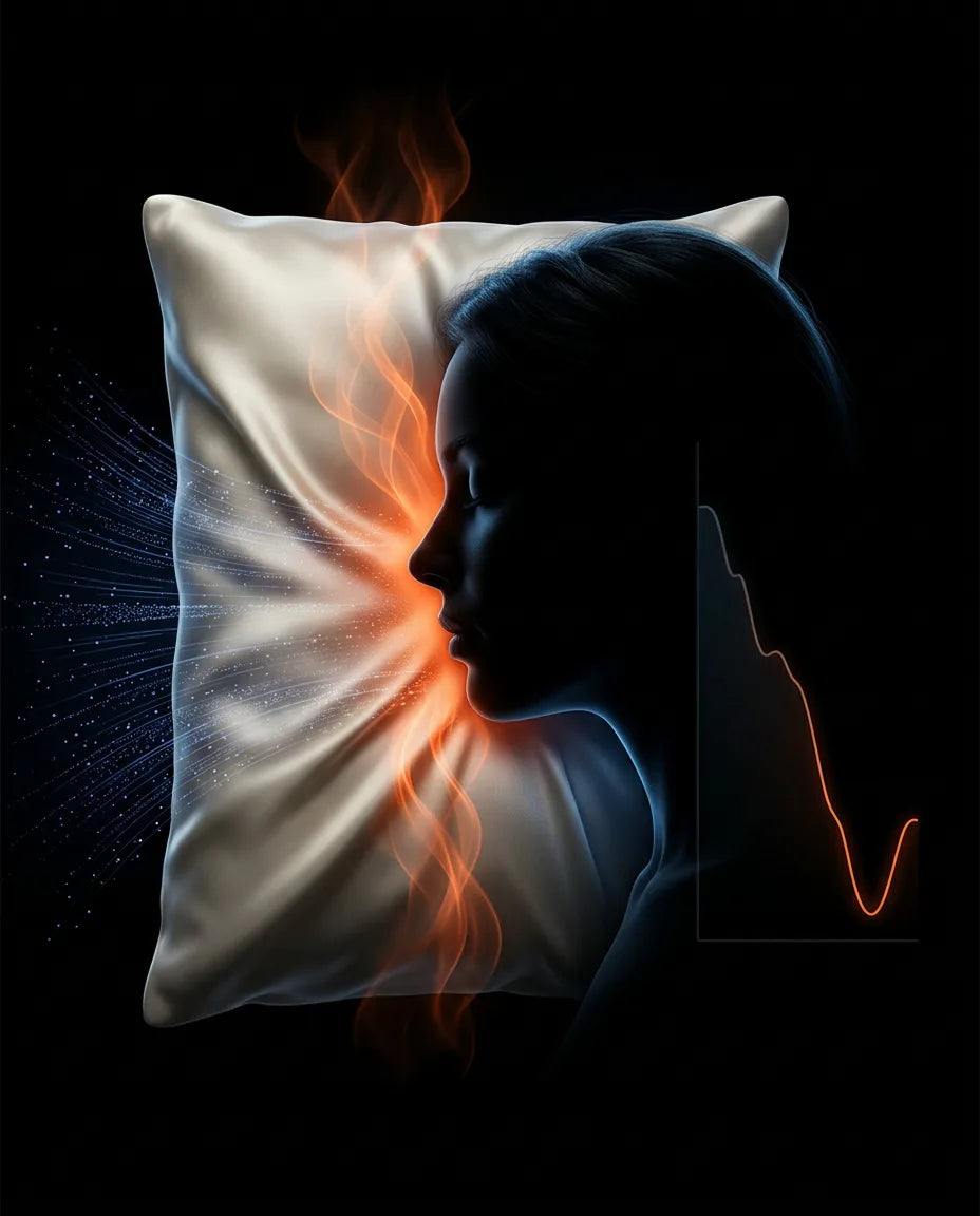 Mulberry silk pillowcase – gentle on hair and skin, cool while you sleep – product image 13