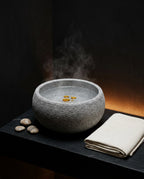 Natural Stone Sauna Aroma Bowl – for Essential Oils and Infusions – product image 3